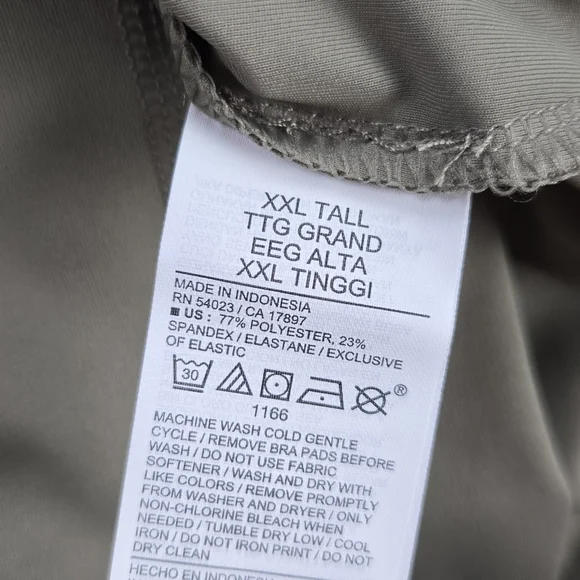 Old Navy PowerSoft Athletic Dress Women Plus Size Green XXL TALL BNWT - Picture 9 of 10